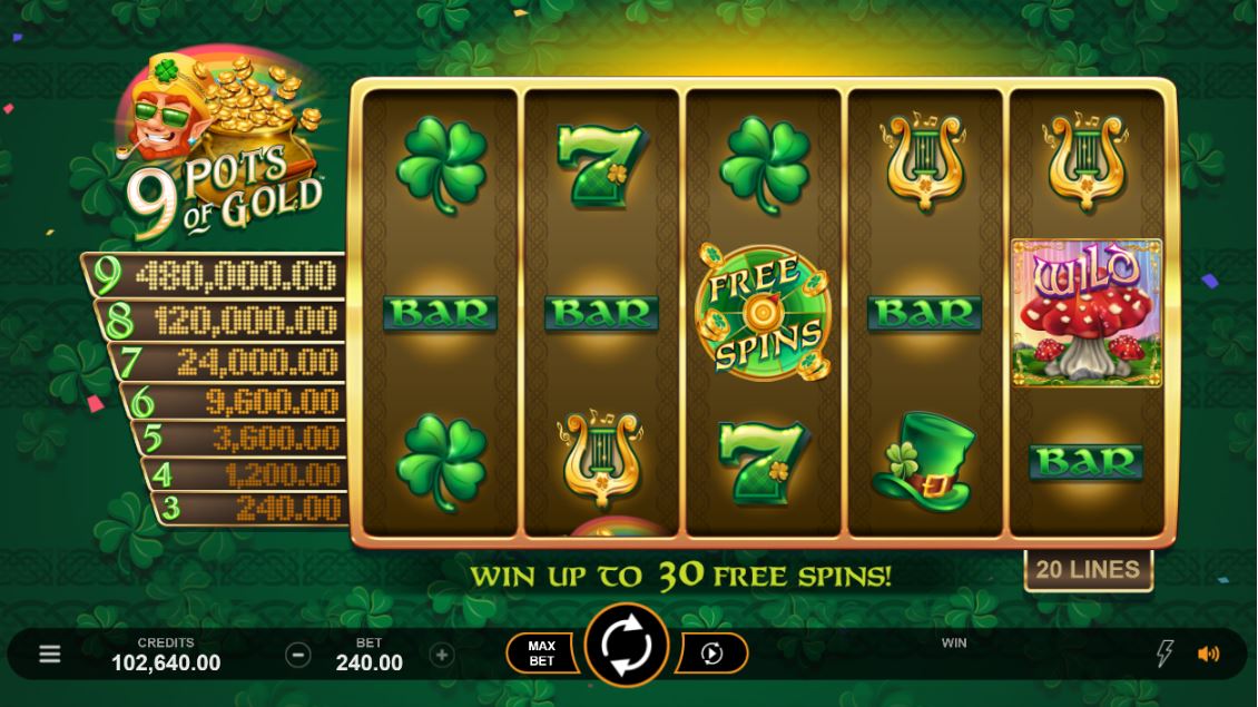 Microgaming 9 pots of gold